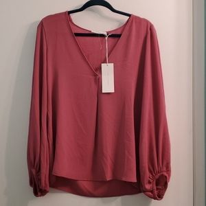 Lush v neck blouse
